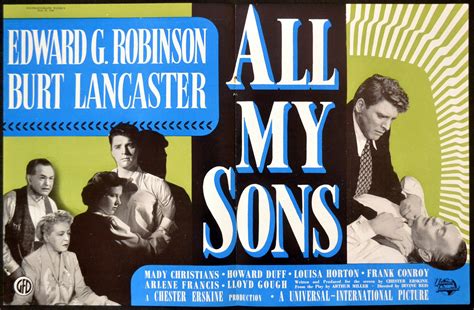 ALL MY SONS - Rare Film Posters