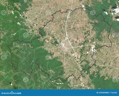 Ferizaj, Kosovo. Low-res Satellite. No Legend Stock Illustration - Illustration of capital ...