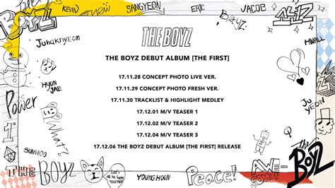 THE BOYZ - THE FIRST (Debut Schedule) : r/kpop