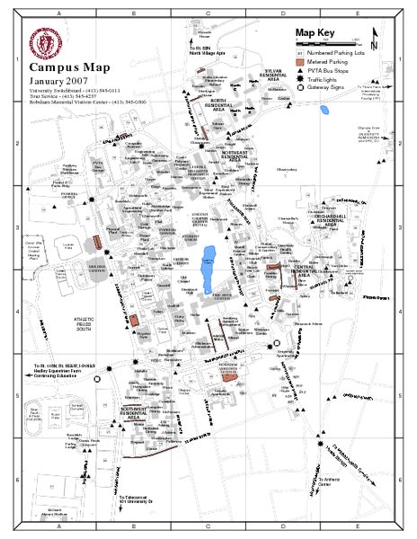 University of Massachusetts - Amherst Map - Amherst Massachusetts • mappery