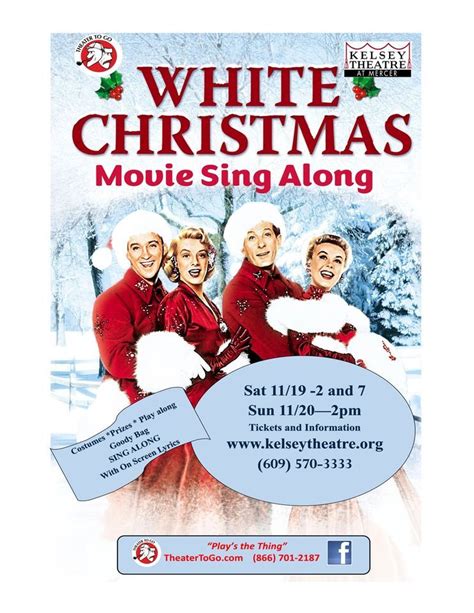 White Christmas Movie Sing Along and Play Along Staring Bing Crosby, Danny Kaye and YOU ...