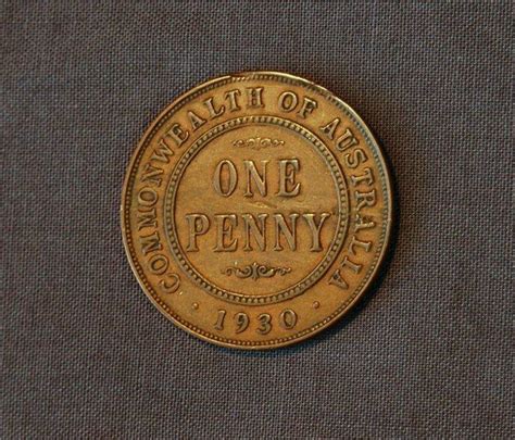 Australian 1930 Penny. Well circulated - Fine Arts & Jewellery ...