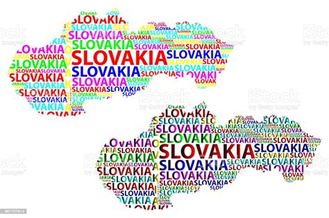 Map Of Slovakia Vector Illustration Stock Illustration - Download Image ...