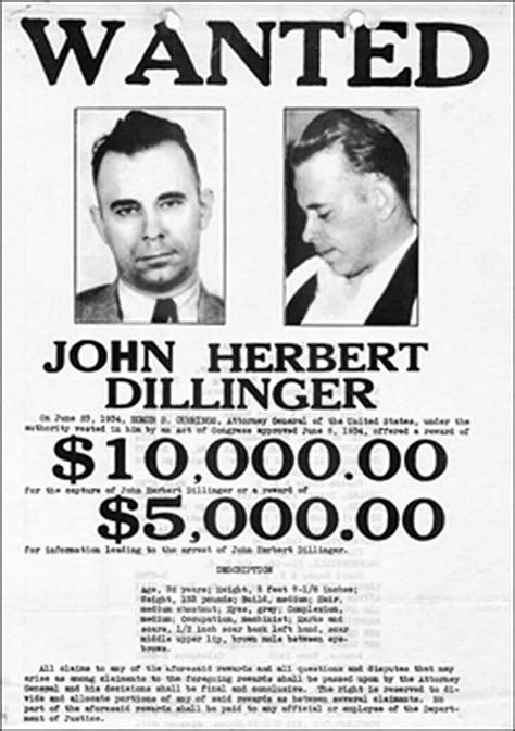 John Dillinger - Celebrity biography, zodiac sign and famous quotes