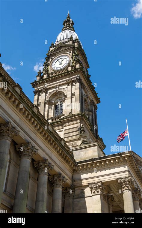 The Town Hall and clock tower, Bolton, Greater Manchester, England, UK Stock Photo - Alamy