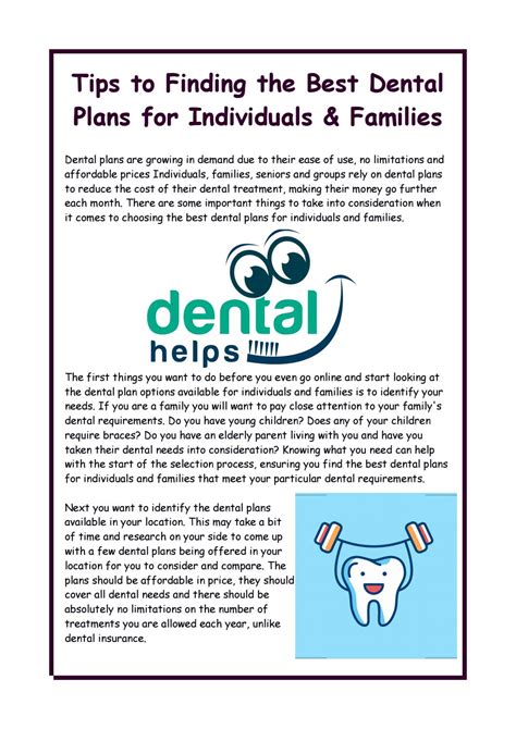 Tips to Finding the Best Dental Plans for Individuals & Families by Avia Dental Plan - Issuu