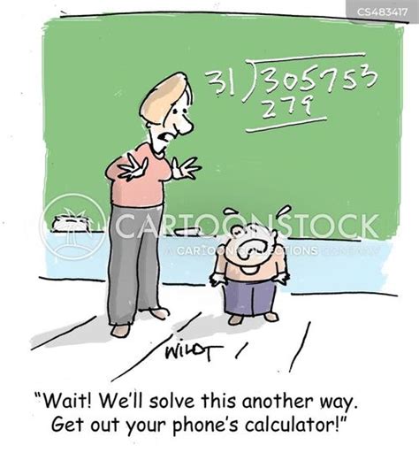 Solving Math Problems Cartoons and Comics - funny pictures from CartoonStock