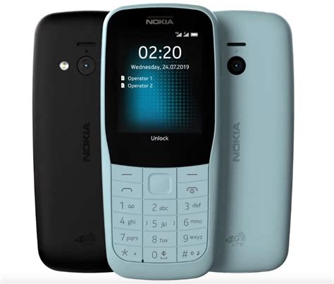 Nokia 220 4G and new Nokia 105 feature phones announced