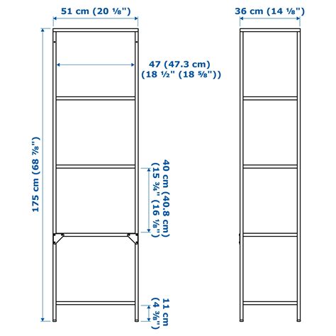 VITTSJÖ Shelf unit, white, glass, Width: 20 1/8" - IKEA