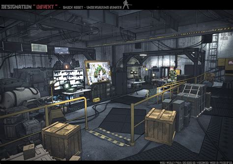 ArtStation - Asset "объект (Obyekt)" - Underground Bunker