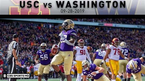 USC vs. Washington Highlights: No.17 Huskies Hold Off No.21 Trojans For BIG Victory | CBS Sports ...