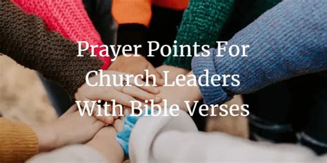 31 Strong Prayer Points For Church Leaders With Bible Verses - Faith ...