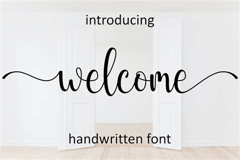 Welcome Font | dafont.com