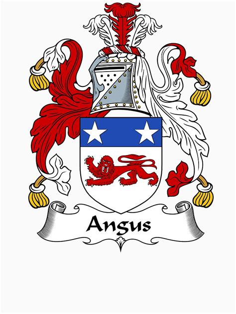 "Angus Coat of Arms / Angus Family Crest" T-shirt by ScotlandForever ...