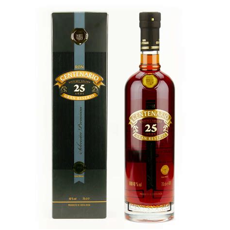 Centenario Rum 25 years old - Costa Rica 40 % - Centenario