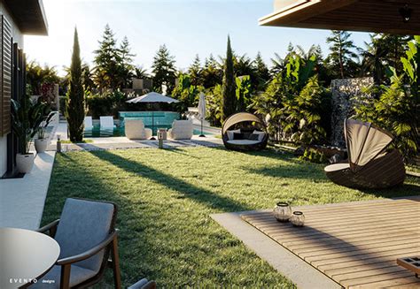 Villa Garden on Behance