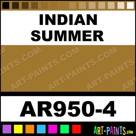 Indian Summer Art Glazes Ceramic Paints - AR950-4 - Indian Summer Paint ...