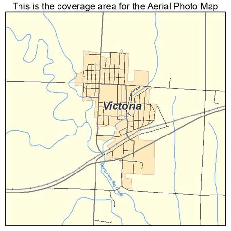 Aerial Photography Map of Victoria, KS Kansas