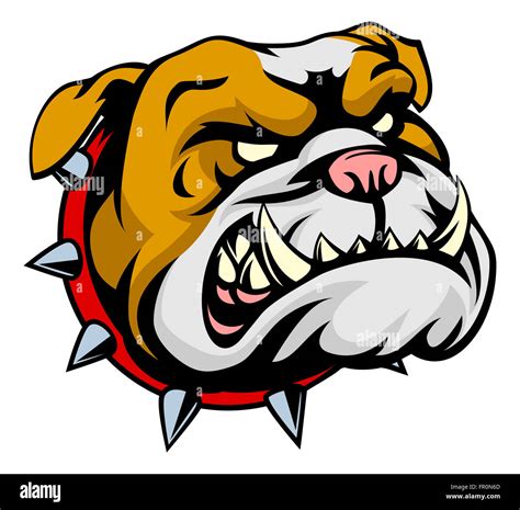 Bulldog Angry Dog Cartoon - pic-lard