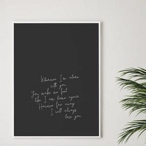 Lovesong the Cure Lyrics Printable, the Cure Lyrics Poster Gift ...