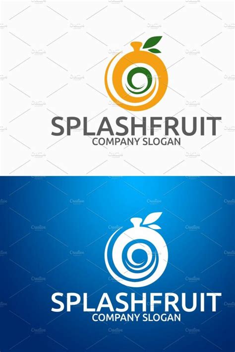 Splash Fruit Logo – MasterBundles