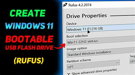 How to Create a Windows 11 Installation USB (Rufus Beginners Guide) - YouTube