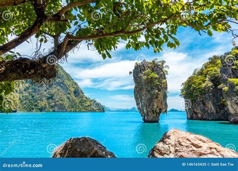 James Bond Island In Phang Nga Bay, Thailand Royalty-Free Stock Photo | CartoonDealer.com #73056075