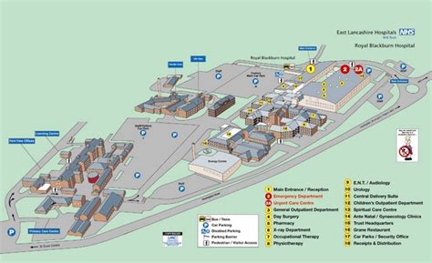 Royal Blackburn Hospital Map - Royal Blackburn Hospital Haslingden Road Blackburn UK • mappery