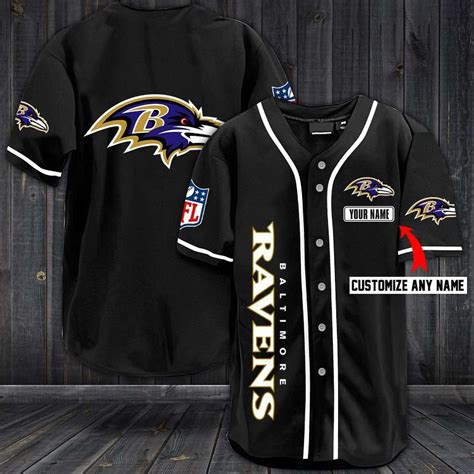 Baltimore Ravens Personalized Custom Name Baseball Jersey HFV256 - HomeFavo