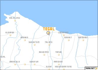 Tegal (Indonesia) map - nona.net