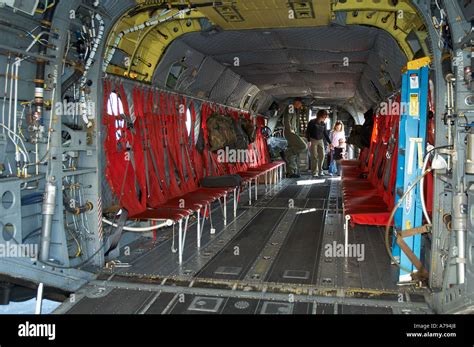 Chinook Helicopter Interior Stock Photo: 6722599 - Alamy