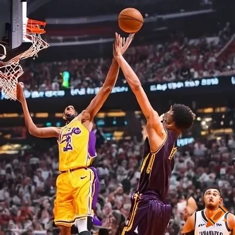 Victor wembanyama dunking on lebron james on Craiyon