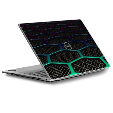 Skin Decal for Dell XPS 13 Laptop Vinyl Wrap / Metal Grid Futuristic Panel - Walmart.com ...