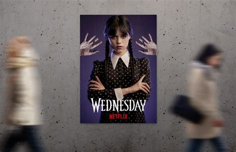 WEDNESDAY- A Netflix Series Poster :: Behance