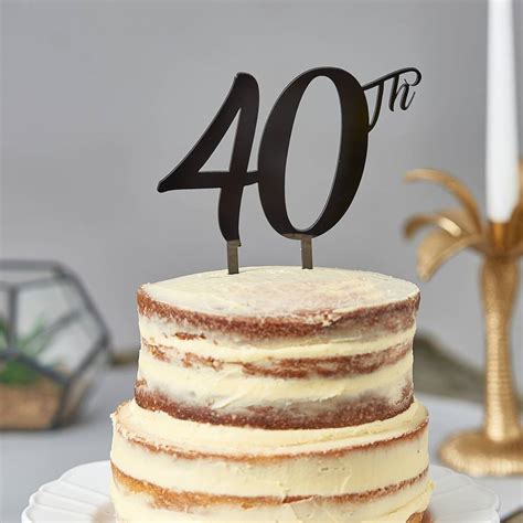 Top 20 40th Birthday Cake toppers – Home, Family, Style and Art Ideas