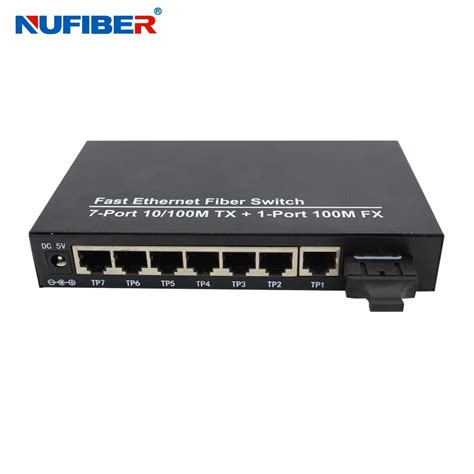 6 Port Gigabit Ethernet Switch Of 2 Sfp Ports 1000m Fx And 4 Lan Ports ...