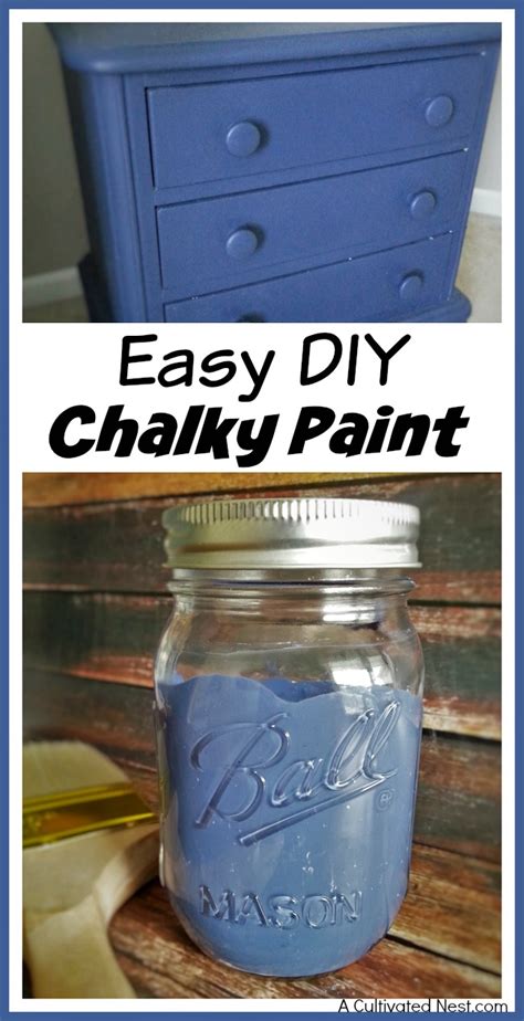 Easy DIY Chalky Paint