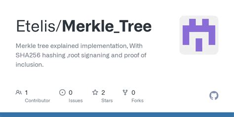 GitHub - Etelis/Merkle_Tree: Merkle tree explained implementation, With SHA256 hashing ,root ...