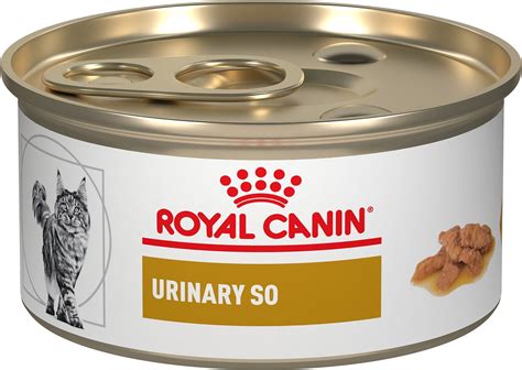 Royal Canin Veterinary Diet Urinary SO Morsels in Gravy Canned Cat Food, 3-oz, case of 24 ...