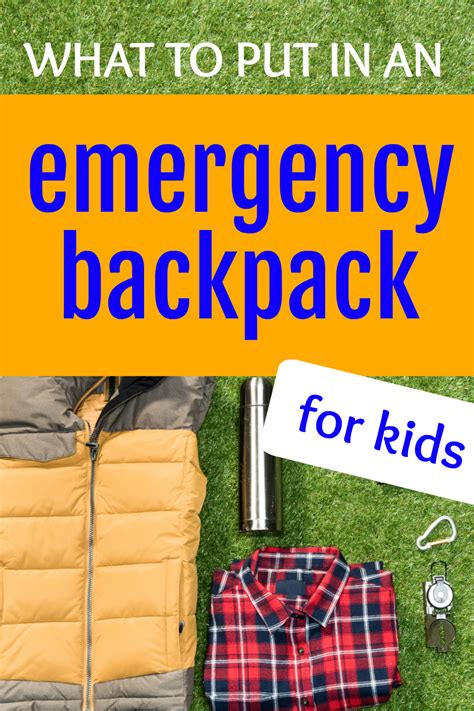 Preparing an emergency go bag for kids – Artofit