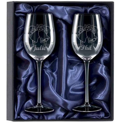 2 Red Wine Glasses Gift Set - Sabre Sports Products