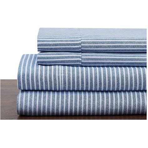 5 Pcs - London Fog 6 Piece Luxury Sheet Sets, Corgan Blue - Queen - New ...