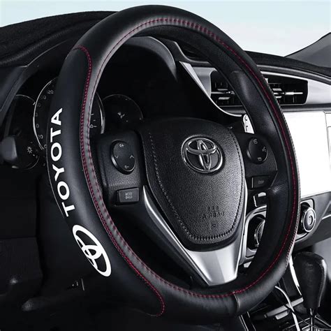 Nile 1 PCS 38CM Toyota Leather Car Steering Wheel Cover Special Design ...