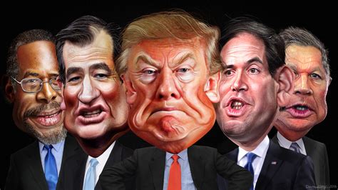 Super Tuesday Primary Republicans 2016 - Caricatures | Flickr