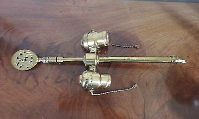 Antique Lamp Parts for Porcelain Vase Brass Copper Fittings 2 Sockets ...