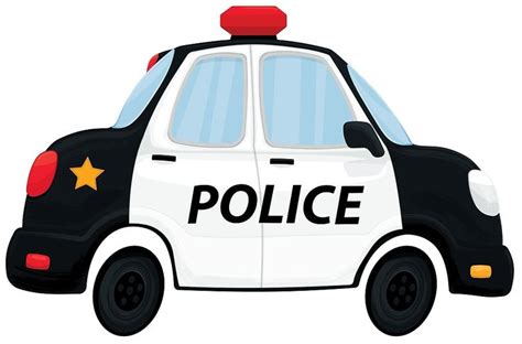 Cute Police Car Sticker by NPolandDesigns | Police birthday, Transportation birthday, Cars theme ...