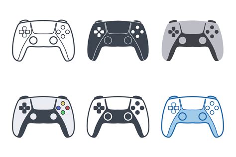 Game Controller icon collection with different styles. gamepad, joystick, game console icon ...