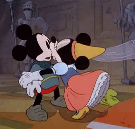 Mickey Kiss GIF - Mickey Kiss Hug - Discover & Share GIFs