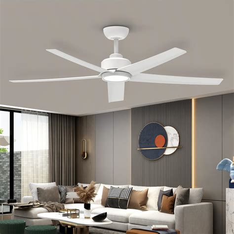 ocioc 52 inch Ceiling Fans with Lights and Remote Control, Ultra Quiet ...