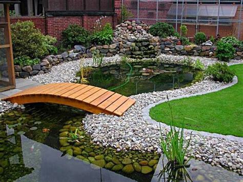 Stunning Rock Garden Landscaping Ideas 67 | Fish pond gardens, Ponds ...